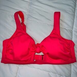 Hot Pink Adjustable Bikini Top